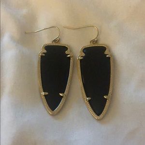 Black Kendra Scott earrings